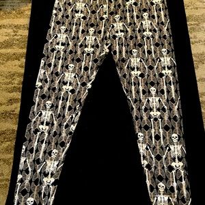 LulaRoe Skeleton Halloween Leggings